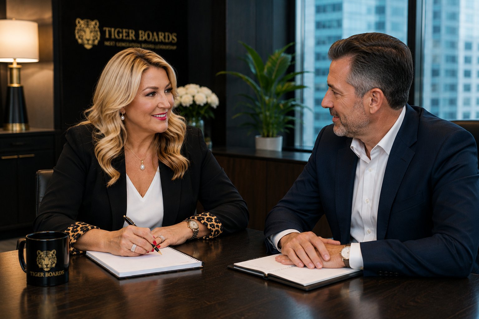 Kylie Hammond — quiet reflective executive coaching setting